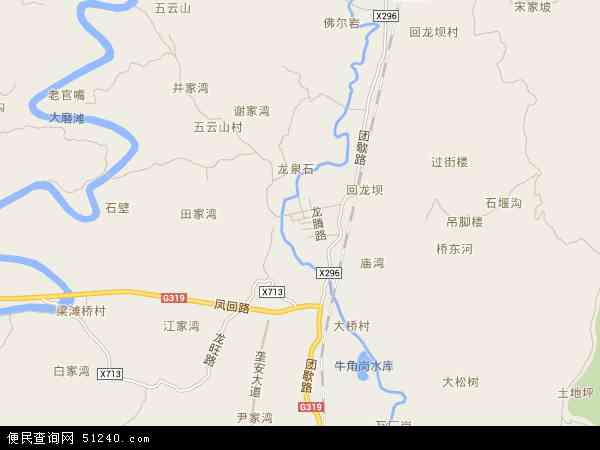 重庆市沙坪坝区回龙坝镇地图(地图)