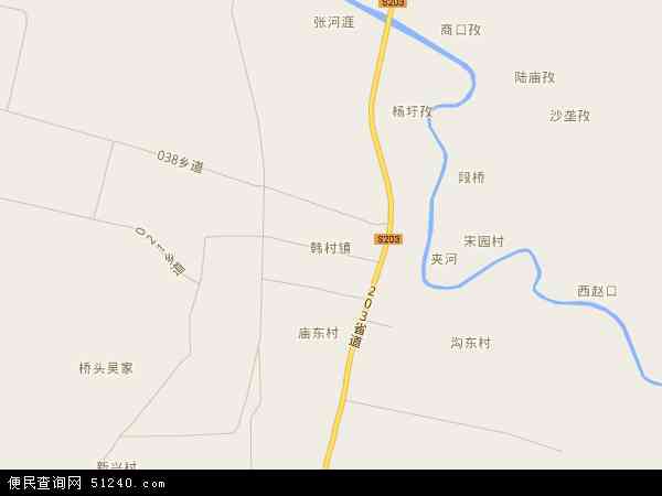 安徽省淮北市濉溪县韩村镇地图(地图)