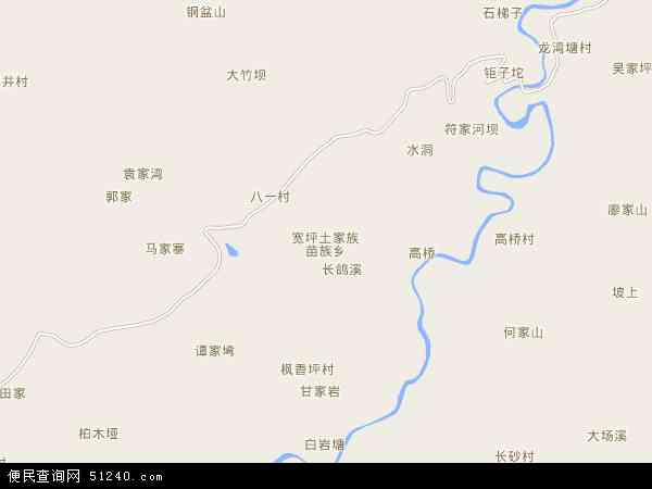 中国贵州省铜仁市思南县宽坪乡地图(卫星地图)图片