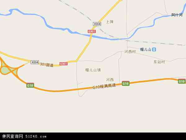 中国黑龙江省哈尔滨市尚志市帽儿山镇地图(卫星地图)图片