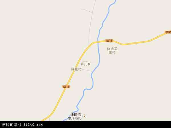 中国新疆维吾尔自治区伊犁哈萨克自治州伊宁县麻扎乡地图(卫星地图)图片