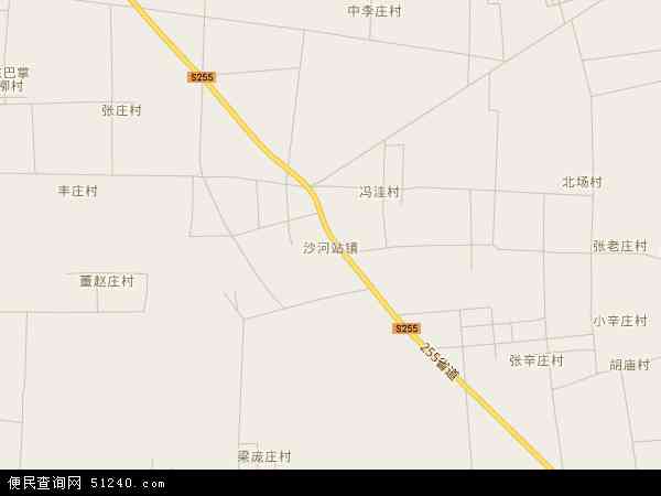 中国山东省泰安市东平县沙河站镇地图(卫星地图)图片