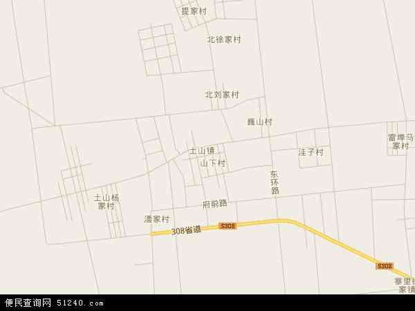 中国山东省烟台市莱州市土山镇地图(卫星地图)图片