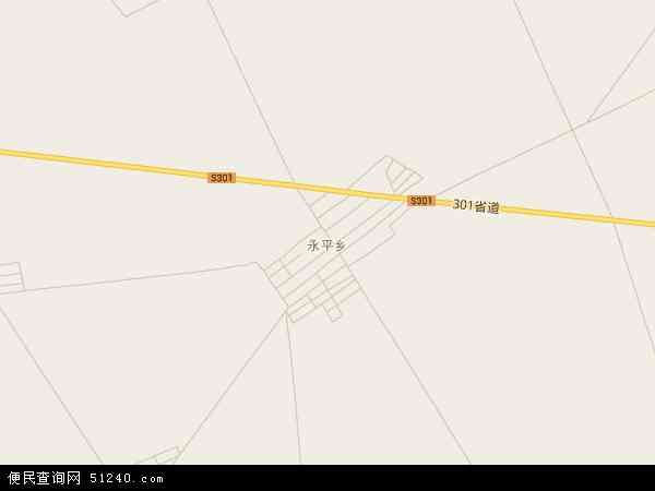 中国吉林省松原市扶余市永平乡地图(卫星地图)图片