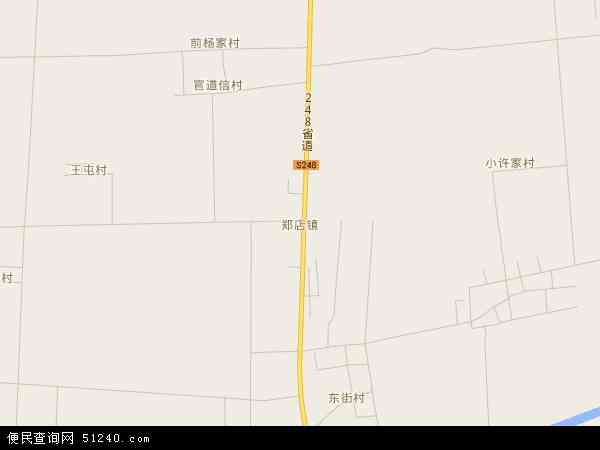中国山东省德州市乐陵市郑店镇地图(卫星地图)图片