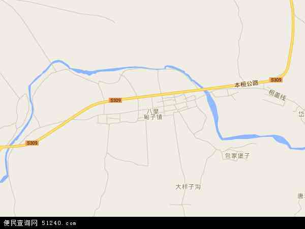 辽宁省本溪市桓仁满族县八里甸子镇地图(地图)