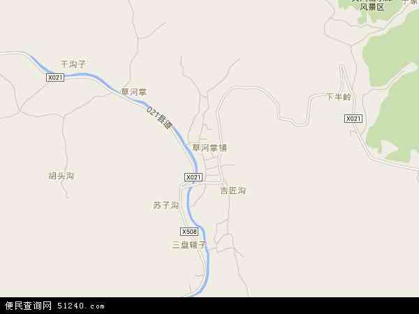 辽宁省本溪市本溪满族县草河掌镇地图(地图)