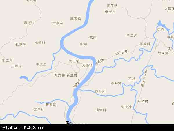 大盛镇卫星地图