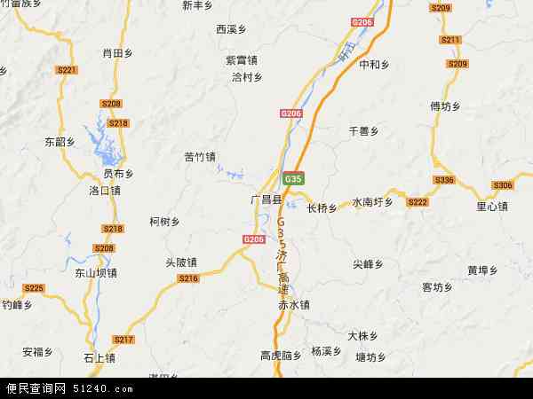 广昌县地图 - 广昌县卫星地图