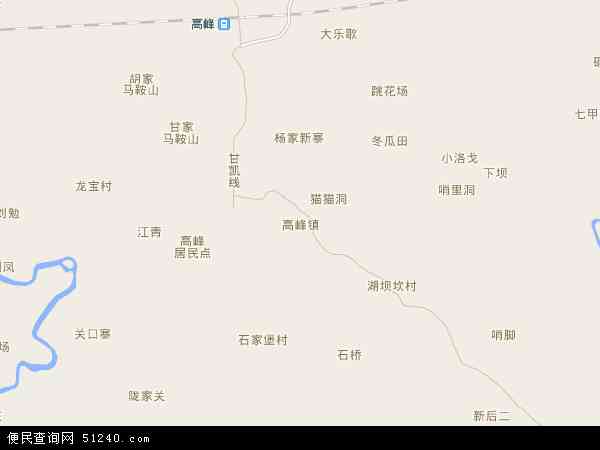 贵州省安顺市平坝县高峰镇地图(地图)