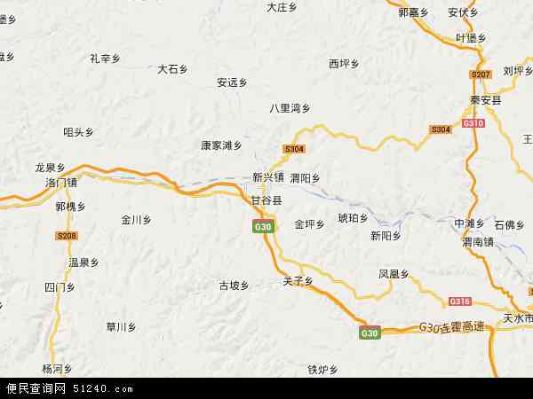 甘肃省 天水 市 甘谷县 六峰镇 地图 ( 地图 )