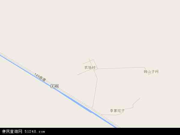 中国吉林省松原市扶余市拉林农场地图(卫星地图)图片