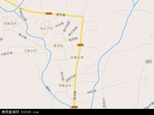 市平谷区刘家店镇地图(地图)