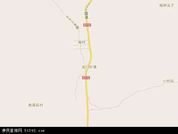 中国河北省张家口市赤城县龙门所镇地图(卫星地图)图片
