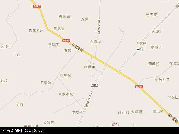 中国安徽省六安市舒城县南港镇地图(卫星地图)图片