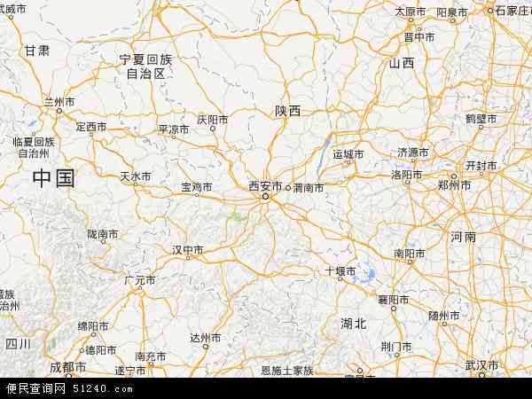 陕西省地图 - 陕西省地图 - 陕西省高清航拍地图