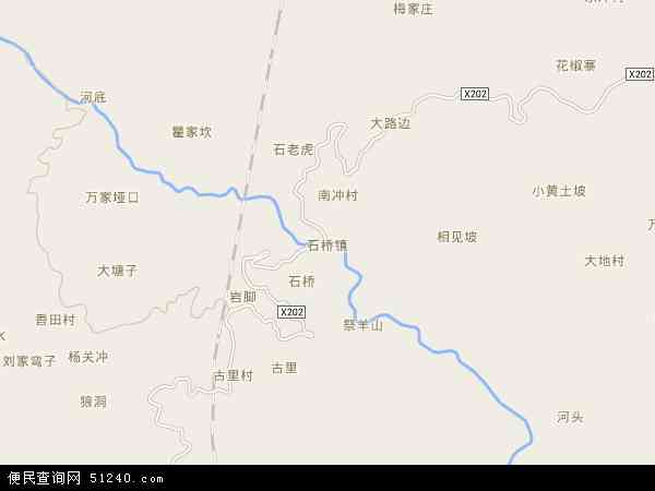 中国 贵州省 六盘水市 盘县 石桥镇  石桥镇卫星地图 本站收录有:2018图片