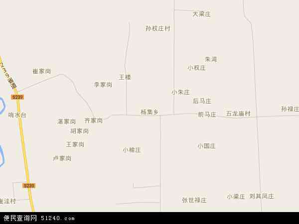 中国河南省南阳市方城县杨集乡地图(卫星地图)图片