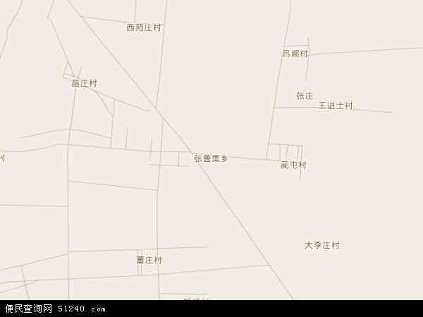 张鲁集乡地图 - 张鲁集乡卫星地图 - 张鲁集乡高