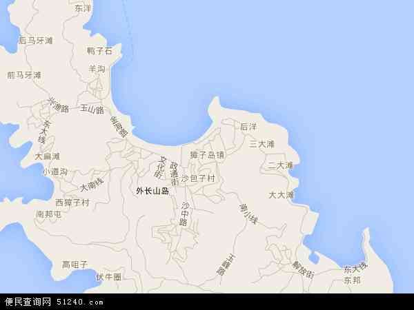 獐子岛镇电子地图图片