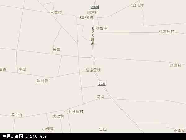 中国河南省周口市沈丘县赵德营镇地图(卫星地图)图片