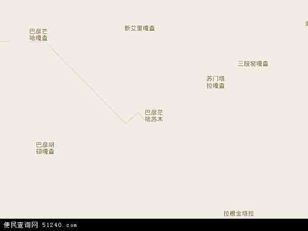巴彦茫哈苏木地图 - 巴彦茫哈苏木卫星地图图片