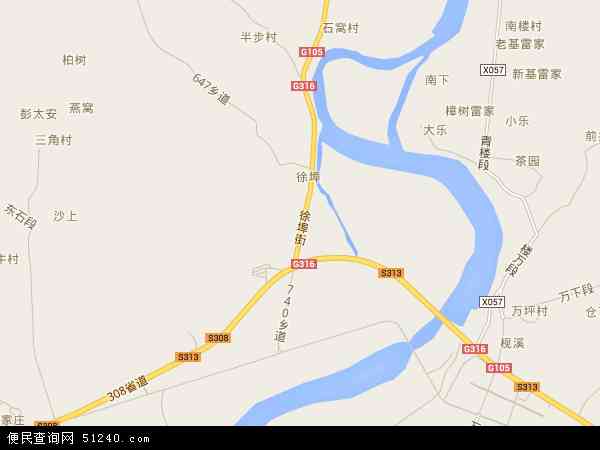 中国江西省南昌市安义县东阳镇地图(卫星地图)