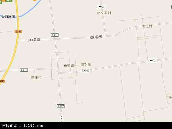中国河南省焦作市修武县郇封镇地图(卫星地图)图片