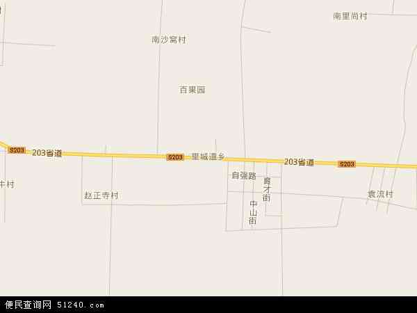 中国河北省石家庄市无极县里城道乡地图(卫星地图)图片