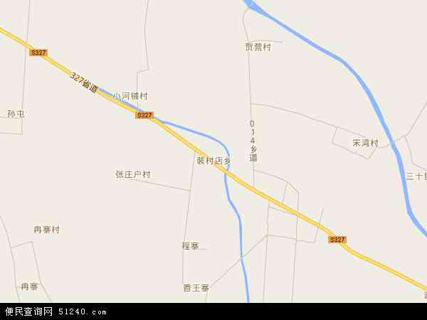 中国河南省开封市杞县裴村店乡地图(卫星地图)