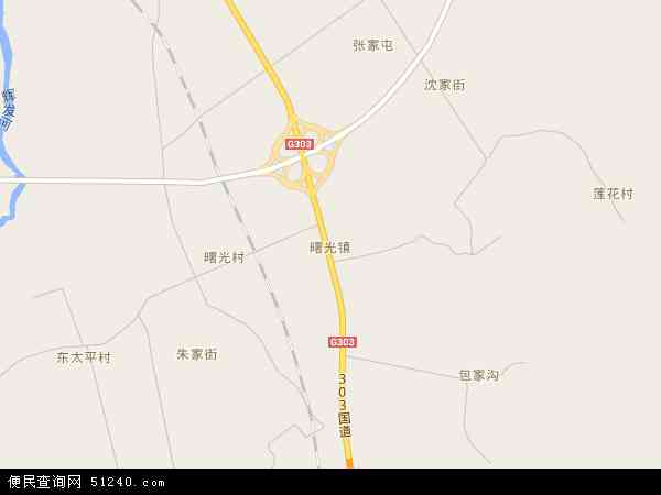 中国吉林省通化市梅河口市曙光镇地图(卫星地图)图片