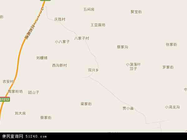 中国吉林省通化市梅河口市双兴乡地图(卫星地图)图片