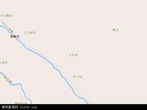 中国山西省忻州市静乐县王村乡地图(卫星地图)图片