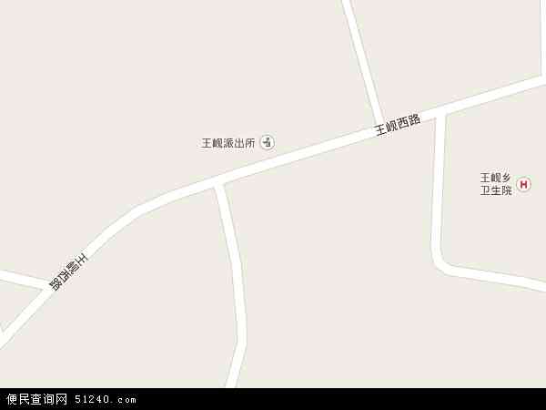 中国甘肃省白银市白银区王岘镇地图(卫星地图