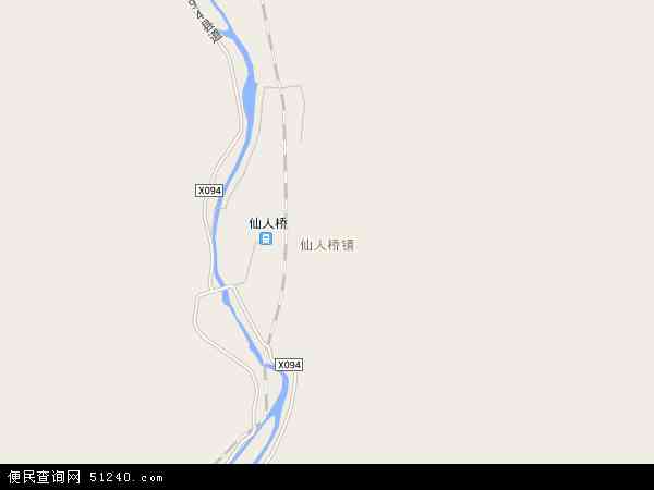中国吉林省白山市抚松县仙人桥镇地图(卫星地图)图片