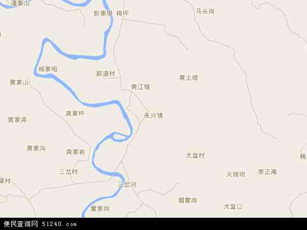 中国四川省雅安市名山区永兴镇地图(卫星地图图片