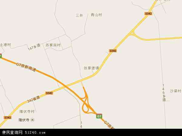 中国河北省张家口市涿鹿县张家堡镇地图(卫星地图)图片
