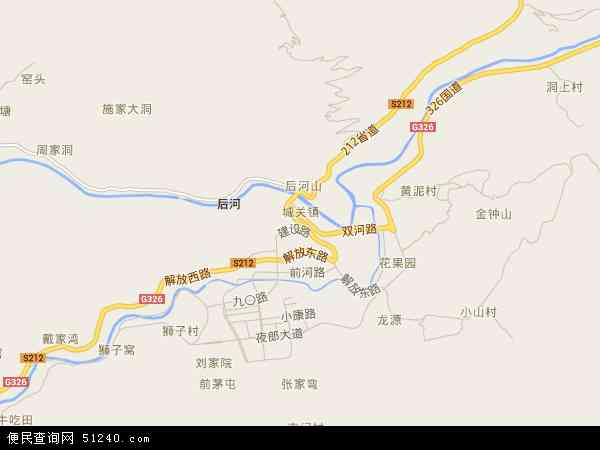 贵州省毕节市赫章县城关镇地图(地图)