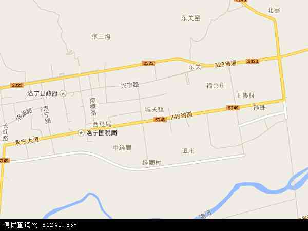 洛宁县地图卫星高清全图_河南洛宁地图图片