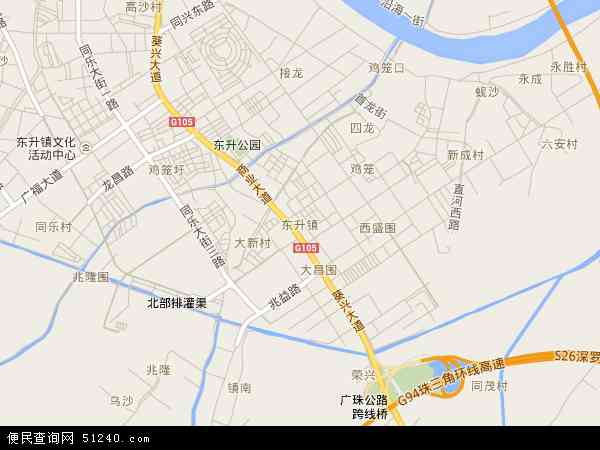 东升镇地图