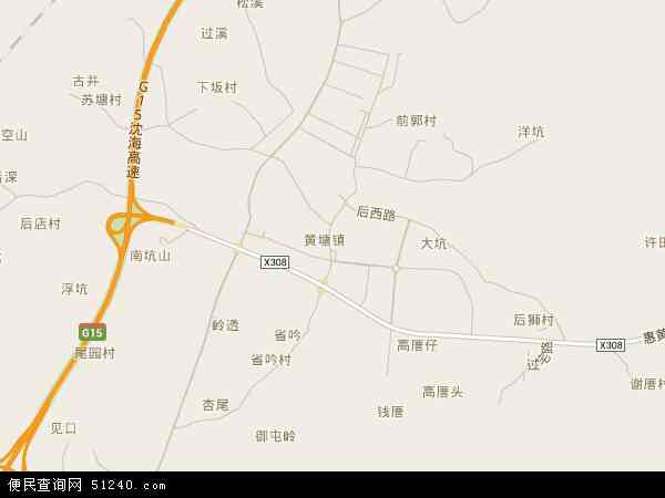 福建省泉州市惠安县黄塘镇地图(地图)