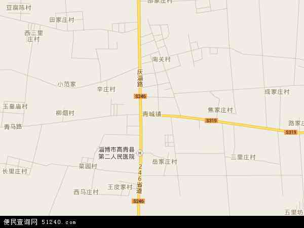 青城镇地图 - 青城镇卫星地图 - 青城镇高清航拍
