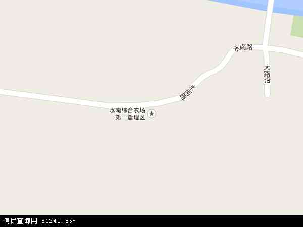 中国福建省南平市浦城县水南农场地图(卫星地图)图片