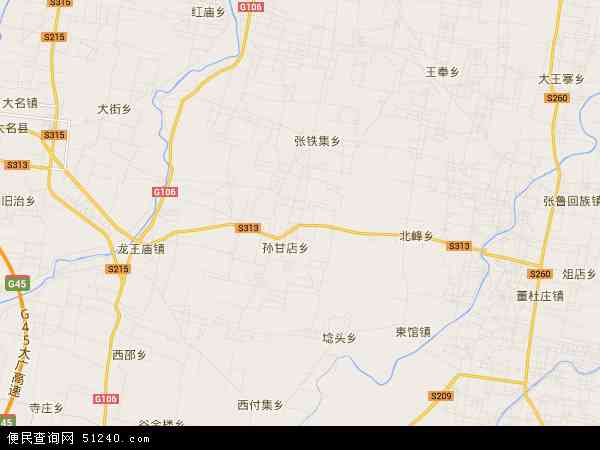 中国山东省聊城市莘县魏庄镇地图(卫星地图)图片