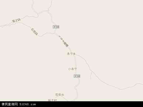 中国云南省红河哈尼族彝族自治州泸西县永宁乡地图(卫星地图)图片