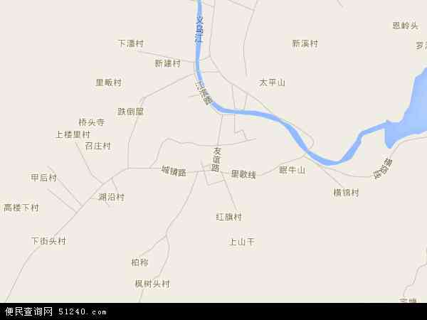中国浙江省金华市东阳市东阳江镇地图(卫星地图)图片