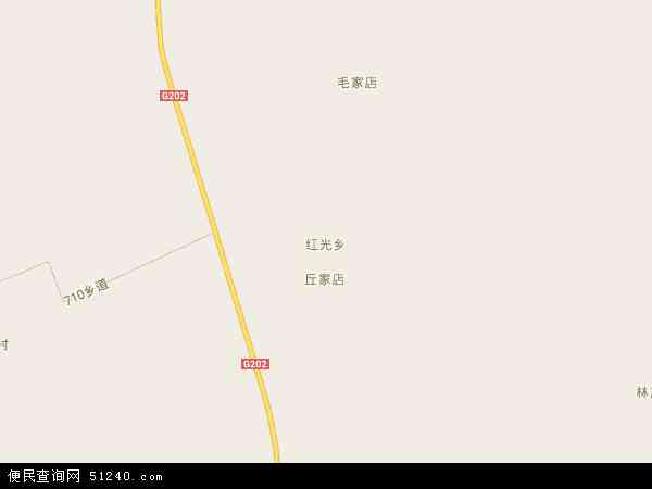 中国黑龙江省绥化市兰西县红光乡地图(卫星地图)图片