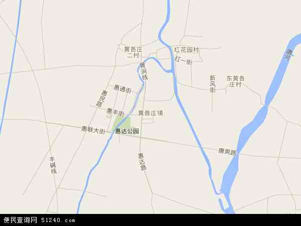 中国河北省唐山市丰南区黄各庄镇地图(卫星地图)图片