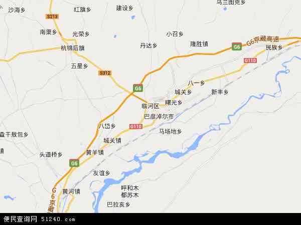 中国内蒙古自治区巴彦淖尔市临河区金川办事处地图(卫星地图)图片