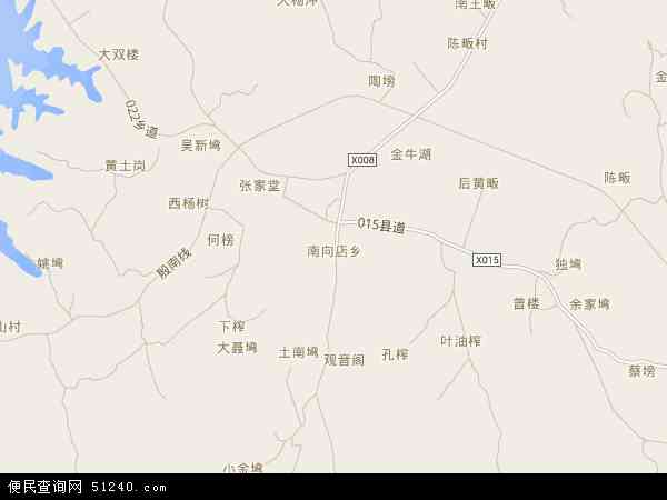 中国河南省信阳市光山县南向店乡地图(卫星地图)图片